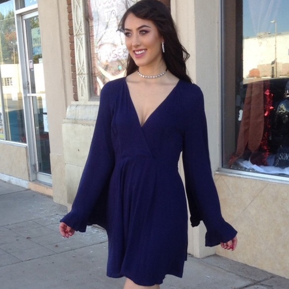 Son Paises Dresses & Skirts - Navy Blue Dress-LAST TWO